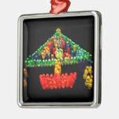 Lite Brite kerstboom Metalen Ornament (Links)