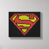 Lite-Brite S-Shield Canvas Afdruk (Voorkant)