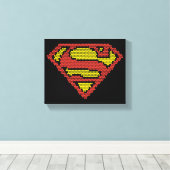 Lite-Brite S-Shield Canvas Afdruk (Insitu (Houten vloer))