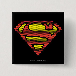 Lite-Brite S-Shield Vierkante Button 5,1 Cm