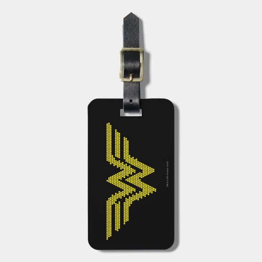 Lite-Brite WW-symbool Bagagelabel (Voorkant verticaal)