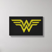 Lite-Brite WW-symbool Canvas Afdruk (Voorkant)