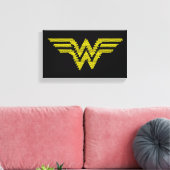 Lite-Brite WW-symbool Canvas Afdruk (Insitu (Woonkamer))
