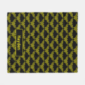 Lite-Brite WW-symbool Fleece Deken (Voorkant (Horizontaal))