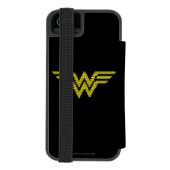 Lite-Brite WW-symbool Incipio iPhone Portemonnee Hoesje (Agenda Achterkant)