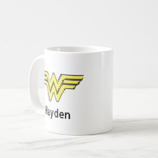 Lite-Brite WW-symbool Koffiemok (Voorkant links)