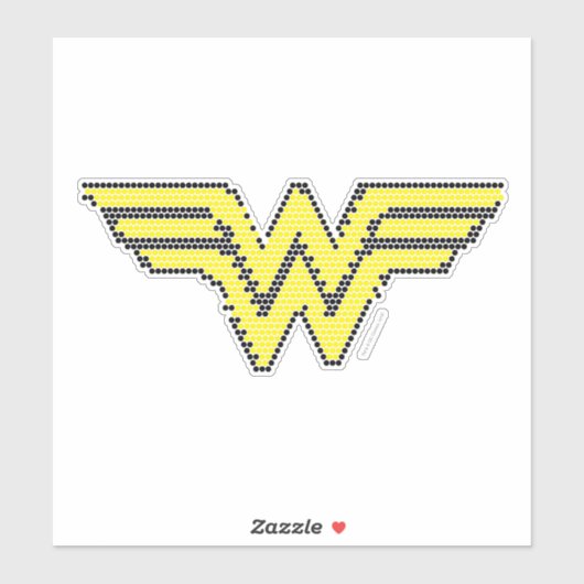 Lite-Brite WW-symbool Sticker (Vel)