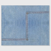 Lite Denim Jeans die Papier verpakt (Vlak)