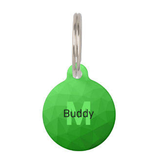 Lite green gradient geometry mesh patroon mesh pat huisdierpenning