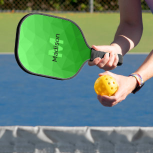 Lite green gradient geometry mesh patroon mesh pat pickleball paddle