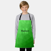 Lite green gradient geometry mesh patroon mesh pat schort (Gedragen)