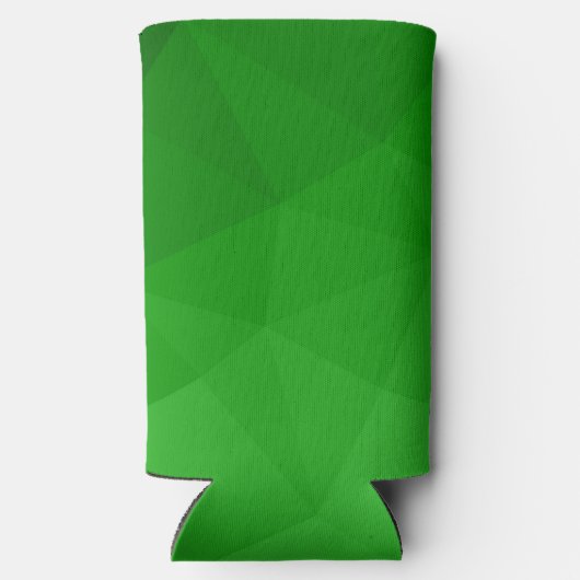 Lite green gradient geometry mesh patroon mesh pat seltzer blikjeskoeler (Achterkant)