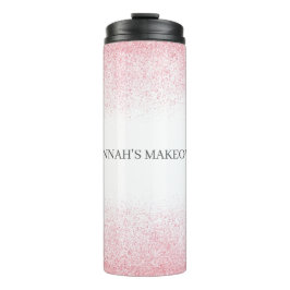 Lite Pink Glitter Schoonheidssalon Thermosbeker