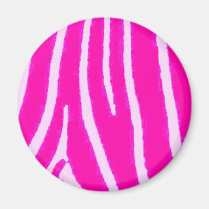 Lite roze Zebra Magnet