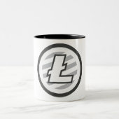 Litecoin Coffee Cup Tweekleurige Koffiemok (Center)
