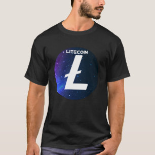 Litecoin Cryptocurrency Space Galaxy LTC Crypto Mo T-shirt