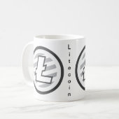 Litecoin Kupa Coffee Koffiemok (Voorkant links)
