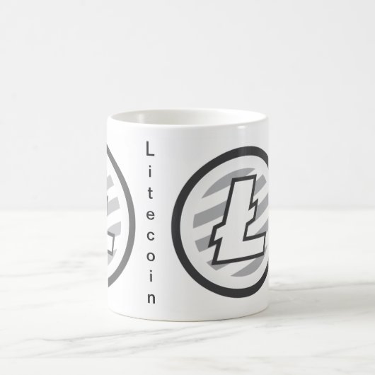 Litecoin Kupa Coffee Koffiemok (Center)