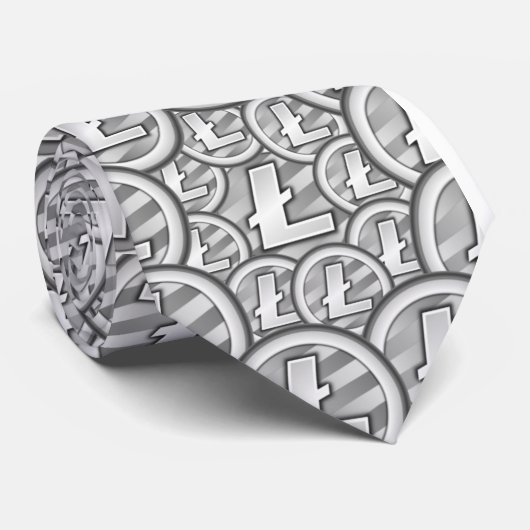 Litecoin Logo Stropdas (Opgerold)