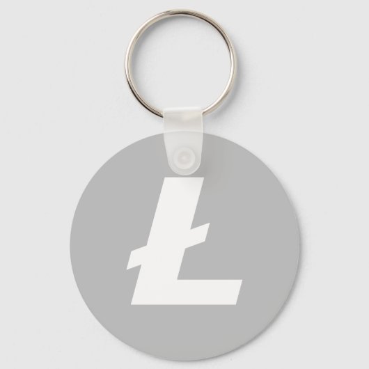 Litecoin LTC Basic Sleutelhanger (Voorkant)