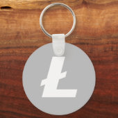 Litecoin LTC Basic Sleutelhanger (Voorkant)