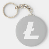 Litecoin LTC Basic Sleutelhanger (Voorkant)