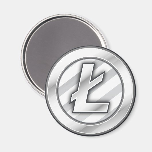 Litecoin Magnet (Voorkant / Achterkant)