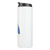 Litecoin naar de maan Rocket Thermosbeker (Geroteerd rechts)