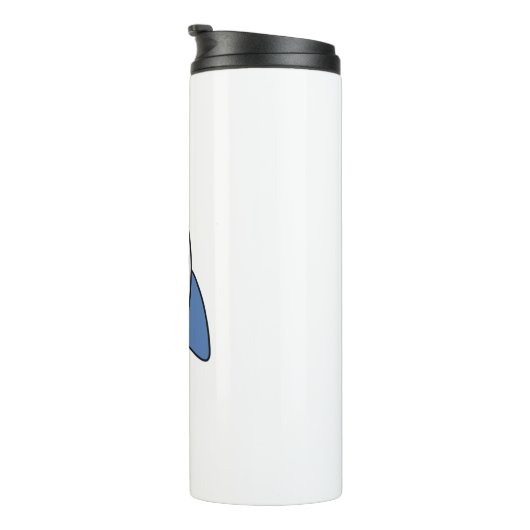 Litecoin naar de maan Rocket Thermosbeker (Geroteerd rechts)