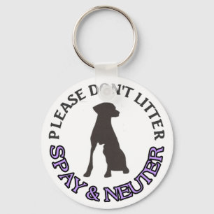 LITER, SPAY & NEUTER - DOG, CAT, PET SLEUTELHANGER