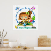 Literacy Books Teacher Poster (Keuken)