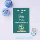 Literacy English or Wiskunde tutoring business Flyer (Enkel)