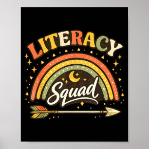 Literacy Squad leesleraar interventionist Poster