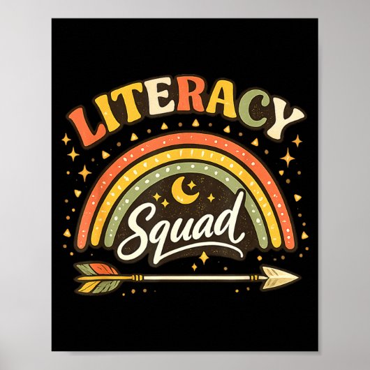 Literacy Squad leesleraar interventionist Poster (Voorkant)