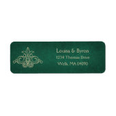 Literair adres van het boek van de bibliotheek Gro Etiket (Voorkant)