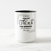 literair latte glas mok (Midden)