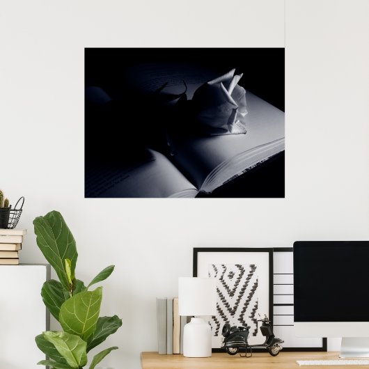 Literair Roos Poster (Thuiskantoor)