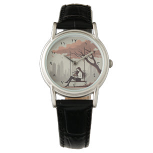"Literair uurwerk" polshorloge Horloge