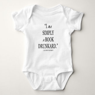 Literaire Baby Drunkard Reader Gift Outfit Romper