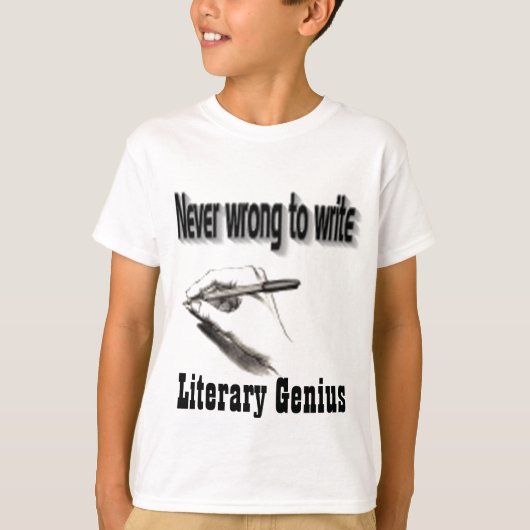 Literaire Geniale T-shirts (Voorkant)