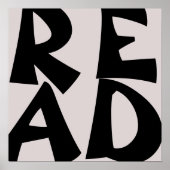 Literaire inspiratie: het READ-Poster Poster (Voorkant)