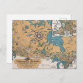  literaire kaart van Canada (Voorkant / Achterkant)