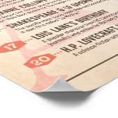 Literaire Kalender Augustus Poster (Hoek)