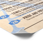 Literaire kalender januari poster (Hoek)