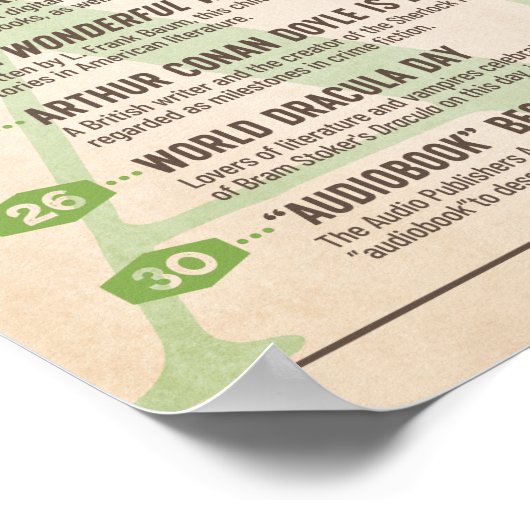 Literaire kalender mei poster (Hoek)