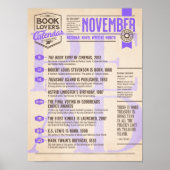Literaire Kalender November Poster (Voorkant)