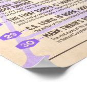 Literaire Kalender November Poster (Hoek)