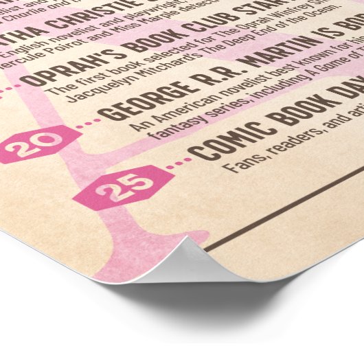 Literaire Kalender September Poster (Hoek)