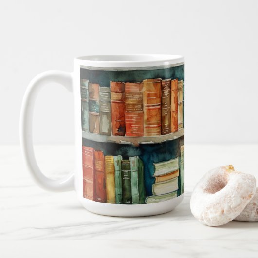 Literaire Kunst Koffiemok (Met donut)