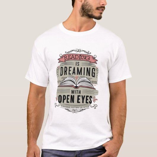 Literaire liefde T-shirt (Voorkant)